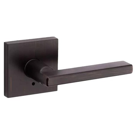 Signature Series 155HFL SQT 11P Bath Lever, 41532 in L Lever, Venetian Bronze -  KWIKSET, 730HFL 11P SQT